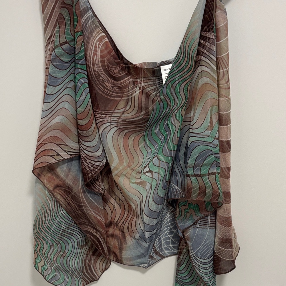 Colorful swimsuit cover-up  OS NWOT